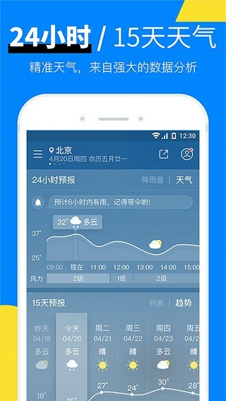 新晴天气极速版截图2