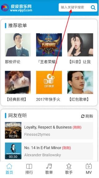 皮皮音乐网车机版