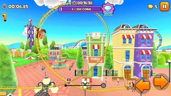 主题公园过山车英文版