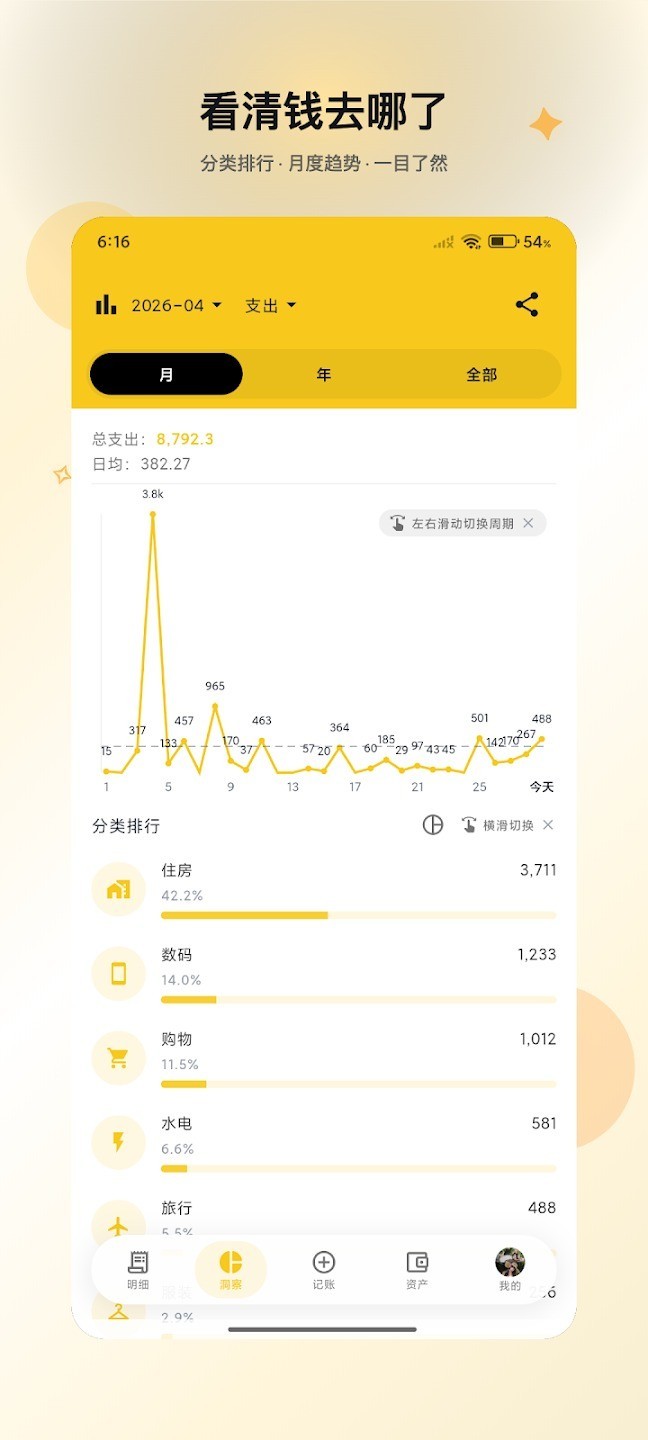 蜜蜂记账截图2