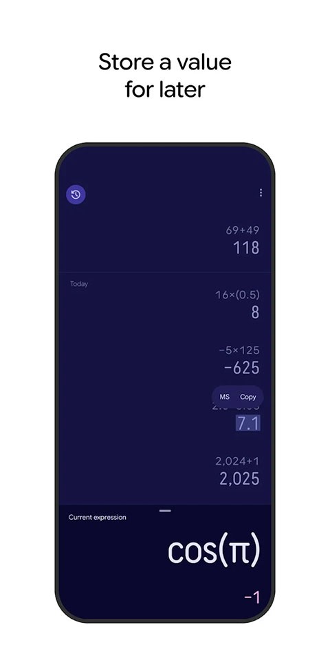 谷歌计算器旧版截图3